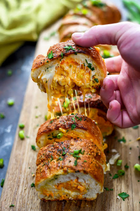 Cheesy biltong bread